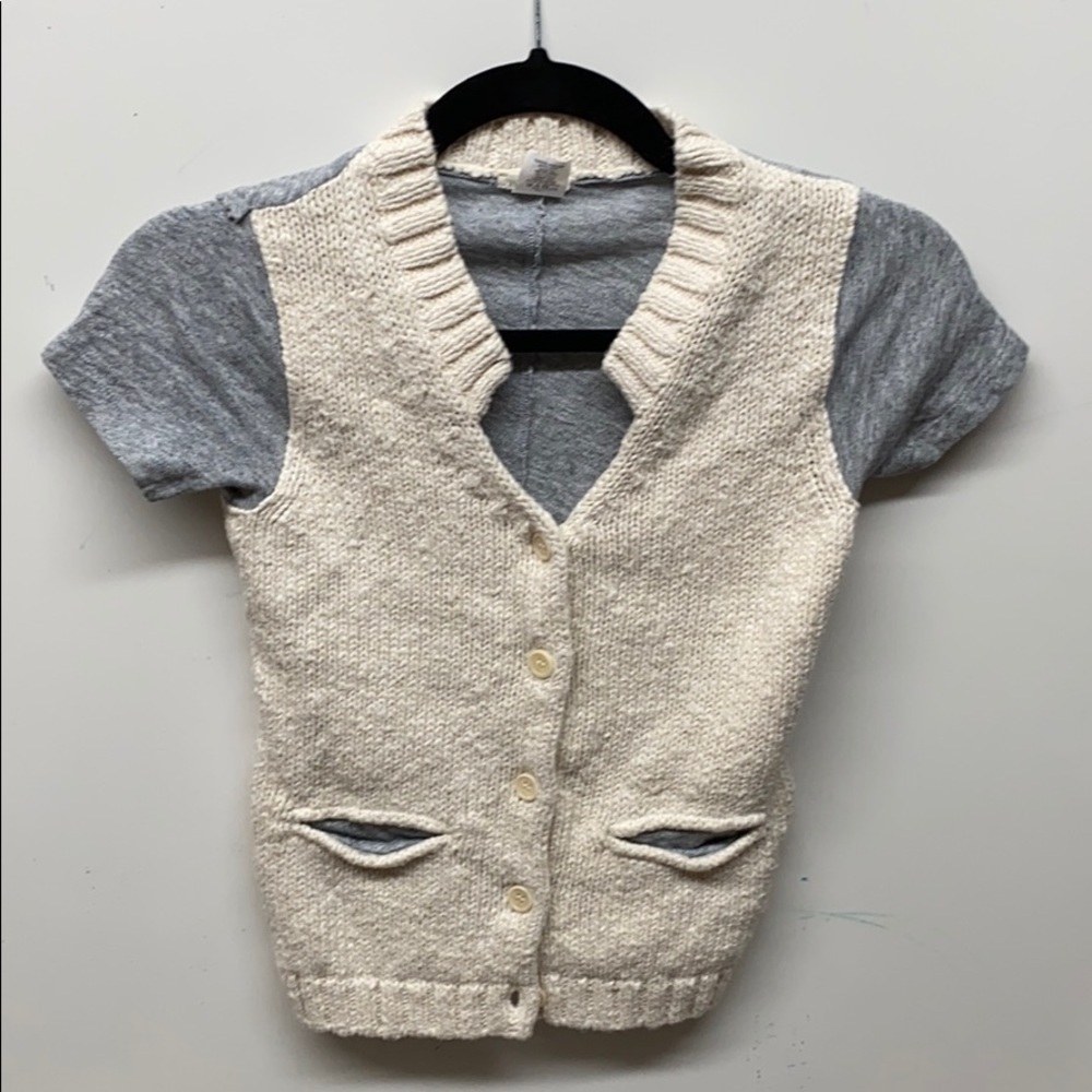 JCrew/Crewcuts Grat cream CARDIGAN sweater girls